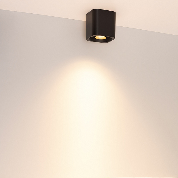 Светильник SP-ACENTO-S95x95-10W Warm2700 (BK, 20-45 deg, 230V) (Arlight, IP20 Металл, 5 лет) Lednikoff