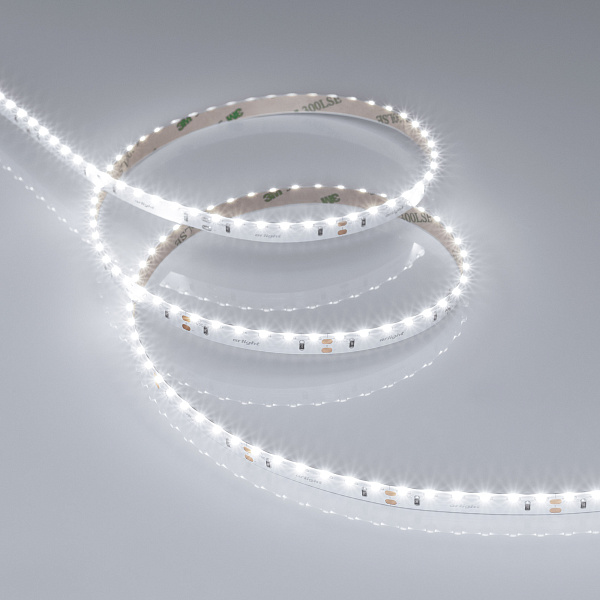 Светодиодная лента RS-S120-8mm 24V White6000 (9.6 W/m, IP20, 3014, 5m) (Arlight, боковое свечение) Lednikoff