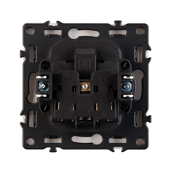 Механизм электрической розетки SCT-NOBE-MEU1-SFPL-GD (230V, 16A) (Arlight, Золотой песок) Lednikoff
