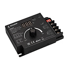INTELLIGENT ARLIGHT Диммер SMART-PWM-101-83-DIM-SUF Black (12-48V, 1x20A, Rotary, 2.4G) (IARL, IP20 Металл, 5 лет) Lednikoff