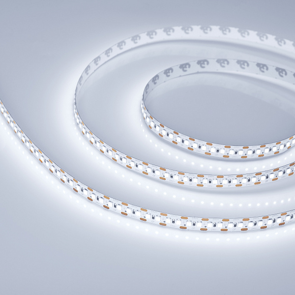 Светодиодная лента RT 2-5000 24V Cx2 Cool 8K 10mm (2835, 168 LED/m, LUX) (Arlight, 17 Вт/м, IP20) Lednikoff