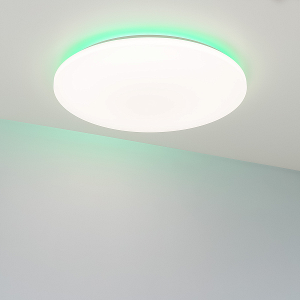 Светильник SP-FAVOR-R600-50W Day4000-MIX-RGB (WH, 100 deg, 230V, Tuya Zigbee) (Arlight, IP54 Пластик, 3 года) Lednikoff