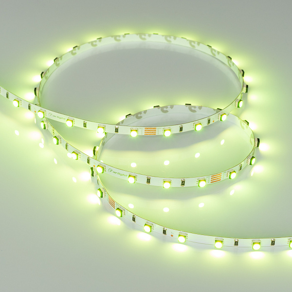 Светодиодная лента MINI-F60-5mm 24V RGB (6 W/m, IP20, 3535, 5m) (Arlight, узкая) Lednikoff