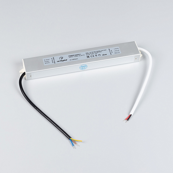 Блок питания ARPV-12080-SLIM-D (12V, 6.7A, 80W) (Arlight, IP67 Металл, 3 года) Lednikoff
