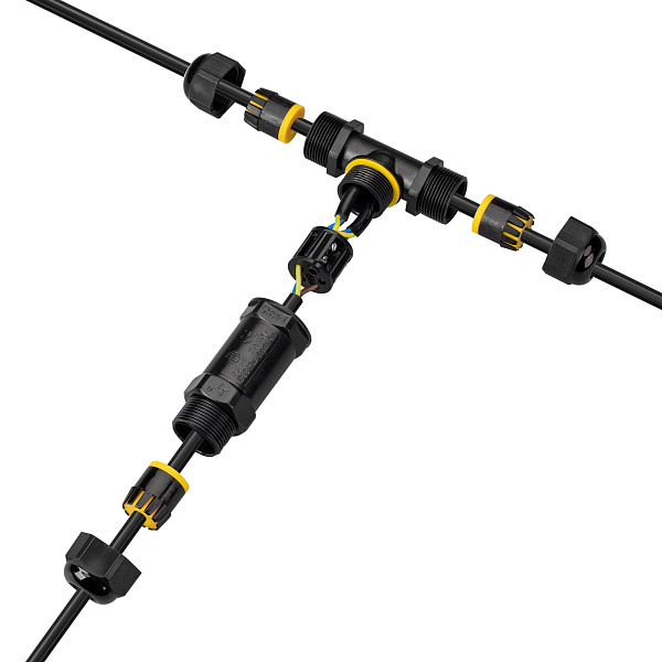 Коннектор NEO-GERM-5pin-T-WTW (4-8mm) (Arlight, IP68) Lednikoff