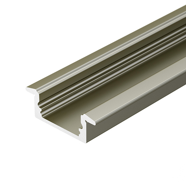 Профиль LINE-2308-F-2000 ANOD OLIVE GREY (Arlight, Алюминий) Lednikoff