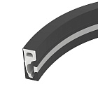 Силиконовый профиль WPH-FLEX-0616-SIDE-S9-5m FULL BLACK (Arlight, Силикон) Lednikoff