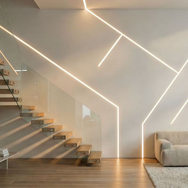 Профиль LINIA32-FANTOM-3000 ANOD (Arlight, Алюминий) Lednikoff