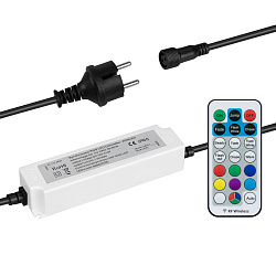 Контроллер ARD-CLASSIC-SYNC-RGB-4000LED Black (230V, 370W, RF ПДУ) (Ardecoled, Закрытый)