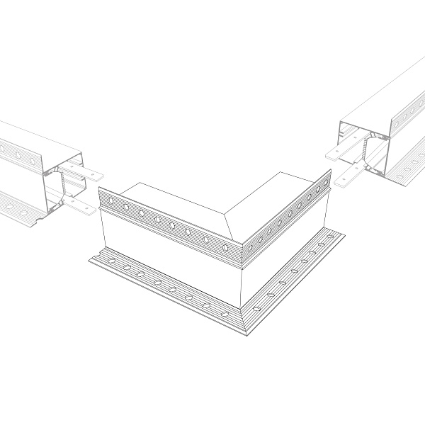 Угол SL-LINIA55-FANTOM-EDGE внешний (Arlight, Металл) Lednikoff