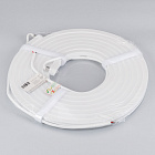 Светодиодная лента герметичная MOONLIGHT-SIDE-A140-12x17mm 24V Warm2400 (9.6 W/m, IP67, 5m, wire x2) (Arlight, Вывод боковой, 3 года)