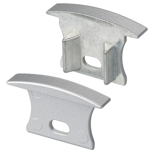 Заглушка ALU-SLIM-H15-F с отверстием (Arlight, Металл) Lednikoff