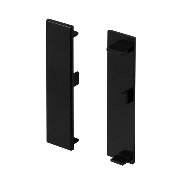 Заглушка PLINTUS-H55 BLACK  (Arlight, Пластик) Lednikoff