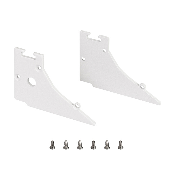 Заглушка FANTOM-W45-BEVEL WHITE (Arlight, Металл) Lednikoff