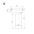 Светильник LGD-GERA-2TR-R60-15W Warm3000 (WH, 55 deg, 230V) (Arlight, IP20 Металл, 5 лет)