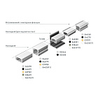 Профиль LINE-2308-F-2000 WHITE (Arlight, Алюминий) Lednikoff