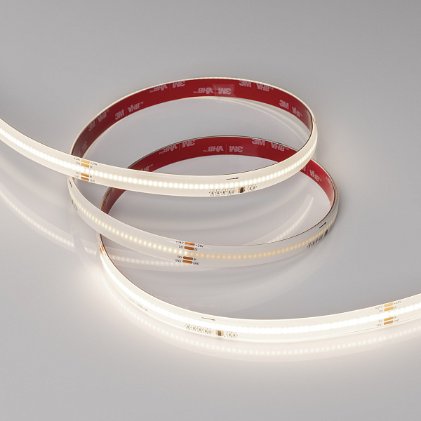 Светодиодная лента герметичная SPI-COB-SE-X378-12mm 24V Day4000-PX63-BPT (7 W/m, IP65, 5m) (Arlight, бегущий огонь) Lednikoff