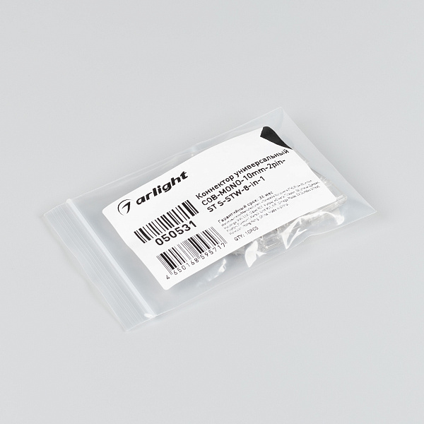 Коннектор универсальный COB-MONO-10mm-2pin-STS-STW-8-in-1 (Arlight, IP20 Пластик) Lednikoff