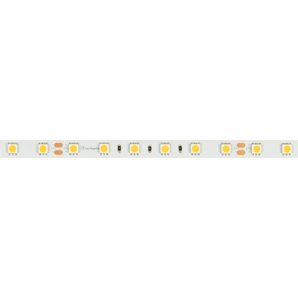 Светодиодная лента RT-B60-10mm 24V Warm3000 (14.4 W/m, IP20, 5060, 5m) (Arlight, Открытый) Lednikoff