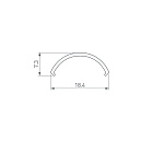 Экран ROUND-D20-2000 OPAL-PM (Arlight, Пластик) Lednikoff