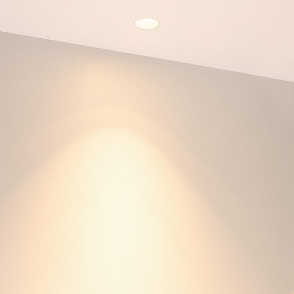 Светильник MS-INVISIO-TRIMLESS-R45-10W Warm2700 (WH-WH, 36 deg, 230V) (Arlight, IP54 Металл, 5 лет) Lednikoff