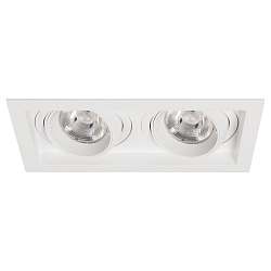 Светильник MS-VORTEX-BUILT-S210x117-2x20W Day4000 (WH-WH, 40 deg, 230V) (Arlight, IP20 Металл, 5 лет)