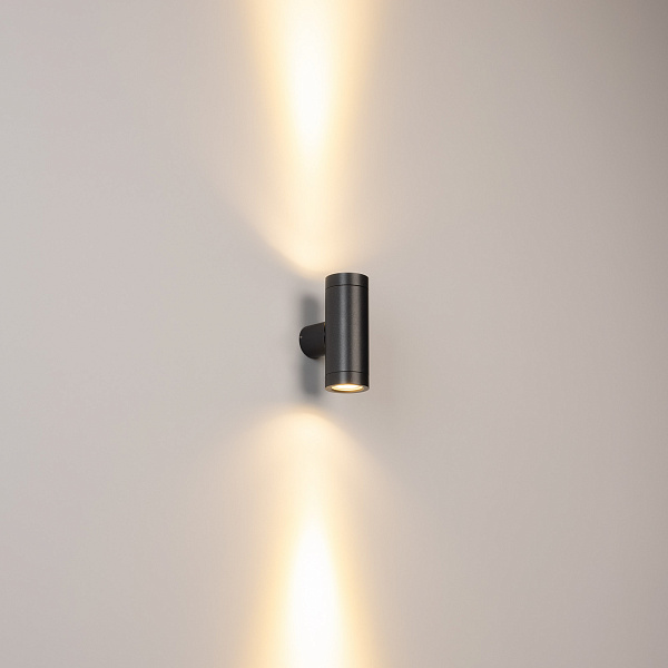 Светильник LGD-RAY-WALL-TWIN-R46-2x3W Warm3000 (GR, 24 deg, 230V) (Arlight, IP65 Металл, 3 года) Lednikoff