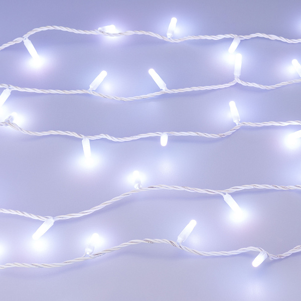 Светодиодная гирлянда ARD-STRING-CLASSIC-10000-WHITE-100LED-MILK-LIVE RGB-DMX (24V, 10W) (Ardecoled, IP65) Lednikoff
