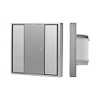 INTELLIGENT ARLIGHT Кнопочная панель DALI-201-23-1G-DIM-DT6-IN Silver (BUS, Frame) (IARL, IP20 Металл, 3 года) Lednikoff