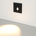 Светильник LT-GAP-S70x70-3W Warm3000 (BK, 30deg, 230V) (Arlight, IP65 Металл, 3 года) Lednikoff