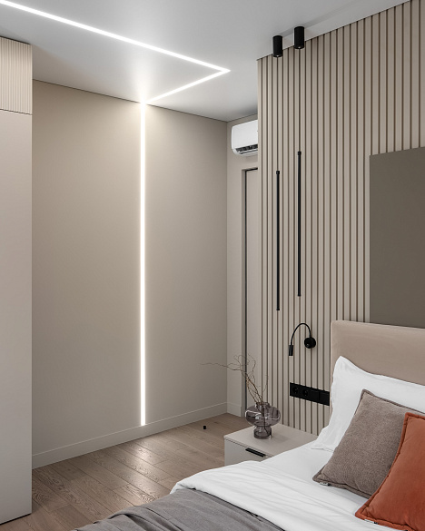 Частный интерьер квартиры ЖК "Западный порт", г. Москва 