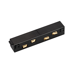 Коннектор прямой MAG-ORIENT-CON-I-POWER (BK) (Arlight, IP20 Пластик, 3 года)