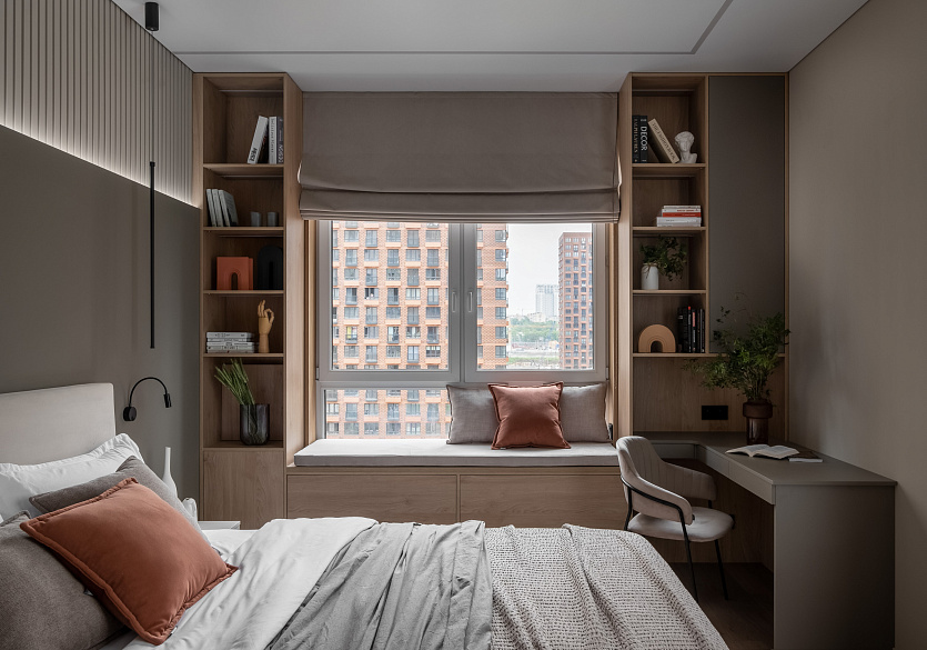 Частный интерьер квартиры ЖК "Западный порт", г. Москва 