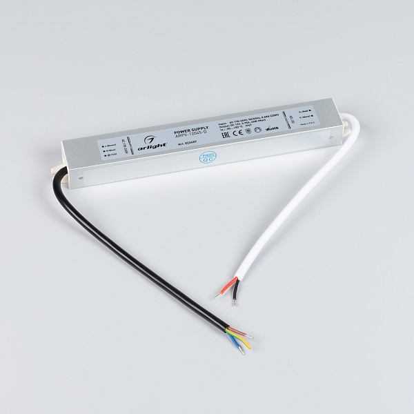 Блок питания ARPV-12045-D (12V, 3.8A, 45W) (Arlight, IP67 Металл, 3 года) Lednikoff