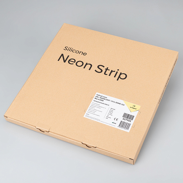 Гибкий неон ARL-MOONLIGHT-1516-DOME 24V Warm (Arlight, 11 Вт/м, IP67) Lednikoff