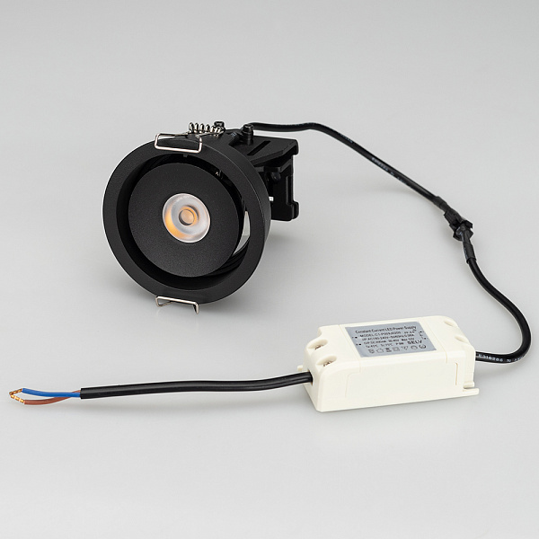 Светильник CL-SIMPLE-R78-9W Warm3000 (BK, 45 deg) (Arlight, IP20 Металл, 3 года) Lednikoff