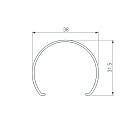 Экран ARH-POWER-W154-2000 OPAL (Arlight, Пластик) Lednikoff