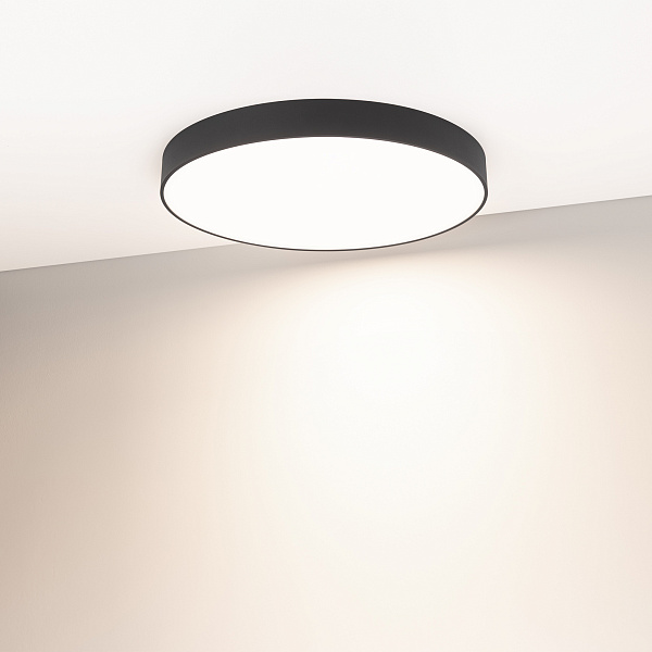 Светильник IM-RONDO-EMERGENCY-3H-R600-64W Warm3000 (BK, 120 deg, 230V) (Arlight, IP40 Металл, 2 года) Lednikoff