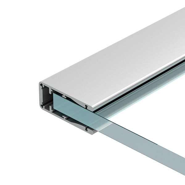 Профиль ALU-HANDRAIL-2000 FOR GLASS 17.5 (Arlight, Алюминий) Lednikoff