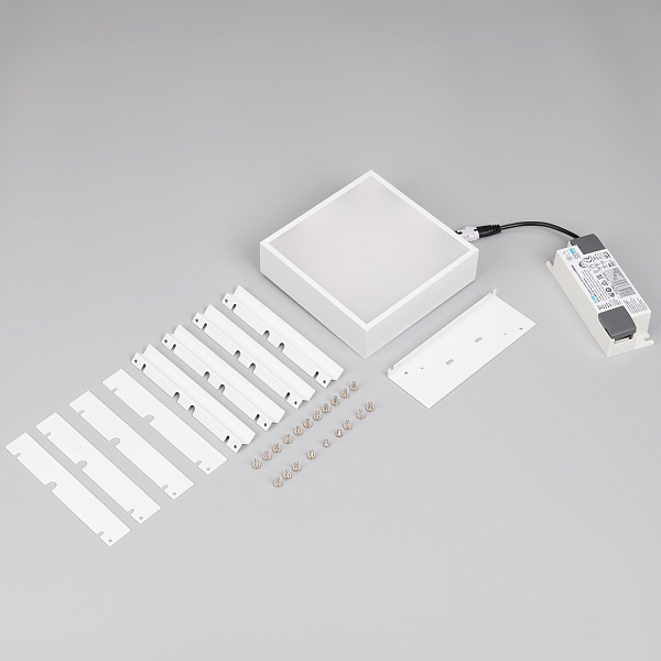 Светильник DL-GRIGLIATO-S140x140-18W Day4000 (WH, 100 deg, 230) (Arlight, IP40 Металл, 5 лет) Lednikoff