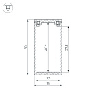 Потолочный короб для блока питания SL-BOX-440 (Arlight, Алюминий) Lednikoff