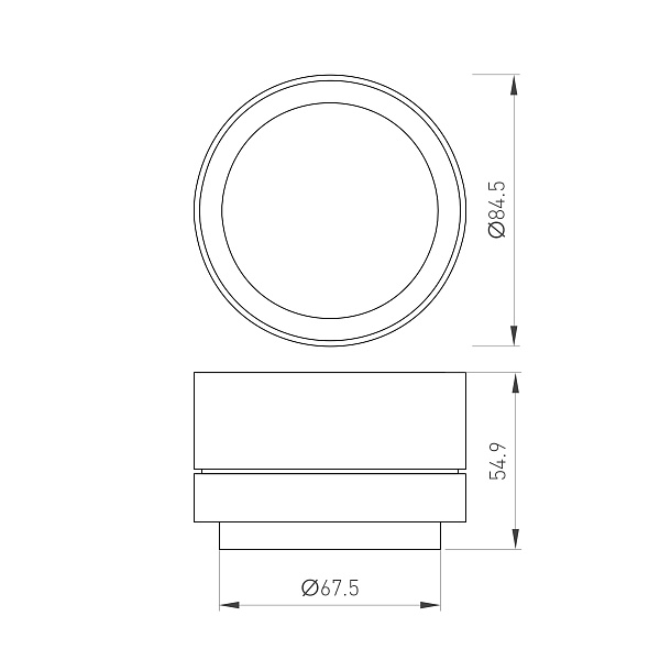 Насадка с изменяемым углом LGD-ZOOMLENS-R85 (WH, 17-50 deg) (Arlight, Металл) Lednikoff