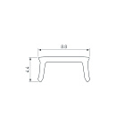 Экран PLINTUS-H54-2000 Opal (Arlight, Пластик) Lednikoff