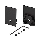 Заглушка SL-COMFORT-3551 BLACK c отверстием (Arlight, Металл) Lednikoff