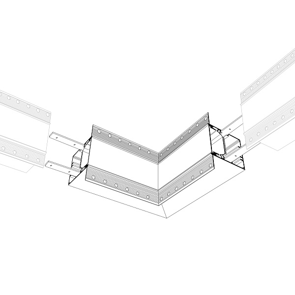 Угол SL-LINIA55-FANTOM внутренний (Arlight, Металл) Lednikoff