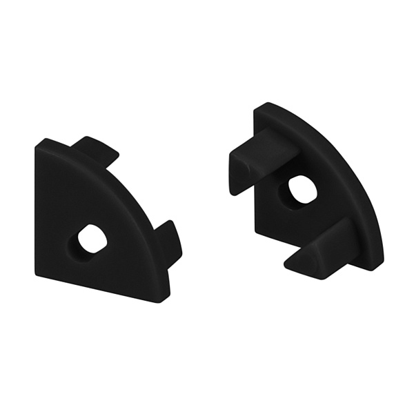 Заглушка SL-KANT-H11 BLACK c отверстием (Arlight, Пластик) Lednikoff