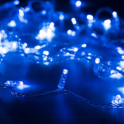 Светодиодная гирлянда ARD-STRING-CLASSIC-10000-CLEAR-100LED-STD BLUE (230V, 7W) (Ardecoled, IP65, 1 год)