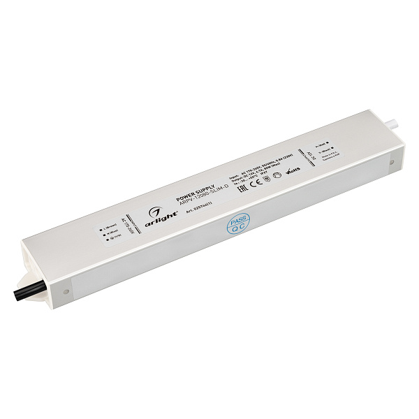 Блок питания ARPV-12080-SLIM-D (12V, 6.7A, 80W) (Arlight, IP67 Металл, 3 года) Lednikoff
