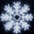 Фигура светодиодная ARD-SNOWFLAKE-M8-950x950-540LED White (230V, 33W) (Ardecoled, IP65) Lednikoff