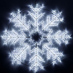 Фигура светодиодная ARD-SNOWFLAKE-M8-950x950-540LED White (230V, 33W) (Ardecoled, IP65, 1 год)